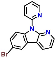 9H-Pyrido[2,3-b]indole, 6-bromo-9-(2-pyridinyl)-