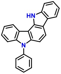 5-phenyl-5,12- dihydroindolo [3,2-a]carbazole