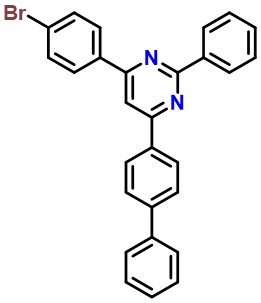 4-(Biphenyl-4-yl)-6-(4-bromophenyl)-2-phenylpyrimidine