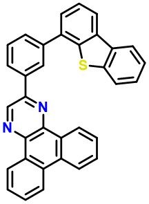 2-(3-(dibenzo[b,d]thiophen-4-yl)phenyl)dibenzo[f,h]quinoxaline