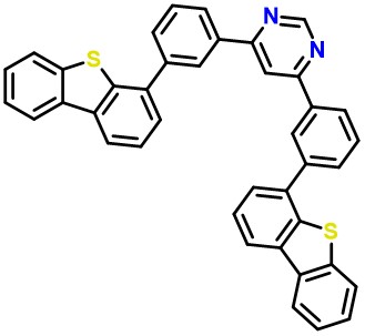 4,6-bis(3-(dibenzo[b,d]thiophen-4-yl)phenyl)pyrimidine