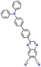 TPA-QCN 2-(4'-(diphenylamino)-[1,1'-biphenyl]-4-yl)quinoxaline-6,7-dicarbonitrile